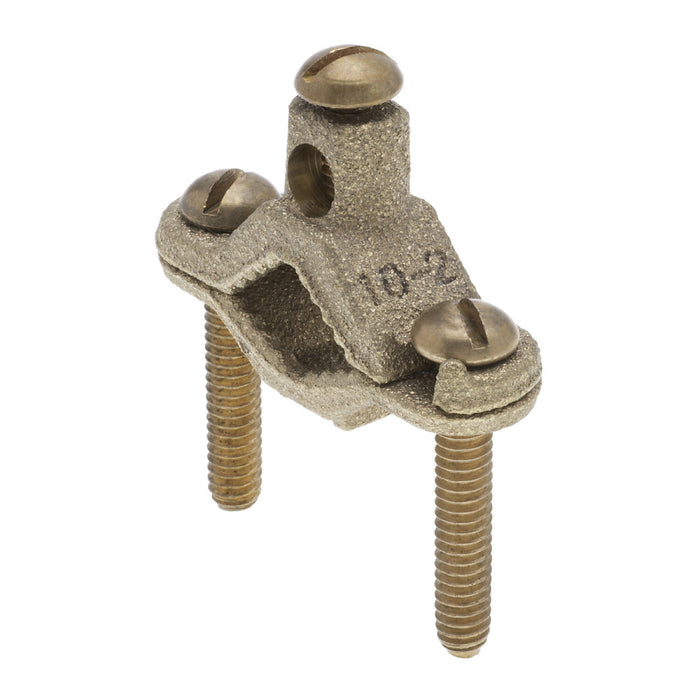 NSI G-1-SDB-SB Heavy Duty Bronze Ground Clamp for Direct Burial, 1/2″ to 1″ Pipe