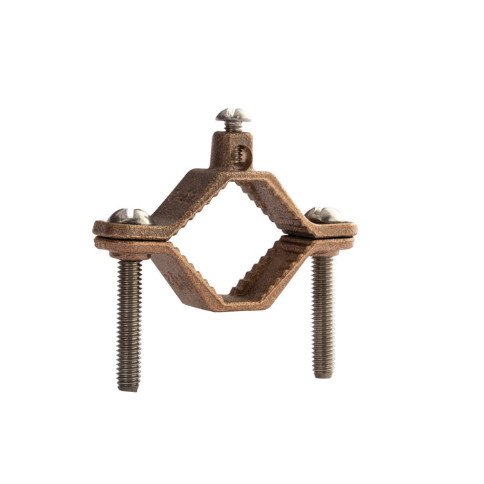 NSI G-2-SDB Heavy Duty Bronze Ground Clamp, Direct Burial, 1-1/4″ to 2″ Pipe