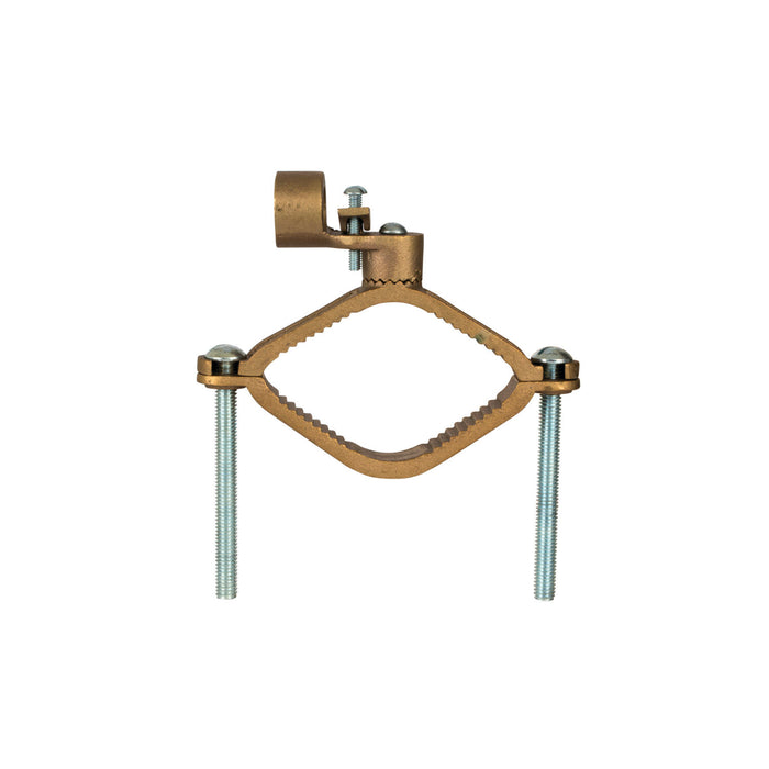 NSI G-21 Bronze Ground Clamp for Rigid Conduit, 2-1/2″ to 4″ Pipe 3/4″ Hub