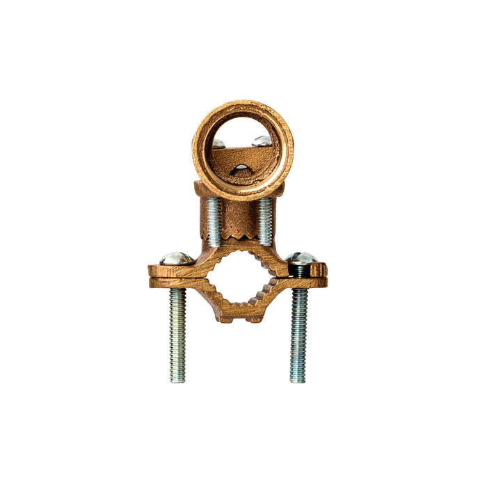 NSI G-7 Bronze Ground Clamp for Rigid Conduit, 1/2″ to 1″ Pipe, 3/4″ Hub