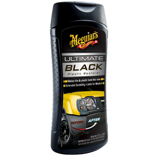 Meguiar's G15812 Ultimate Black Plastic Restorer, 12 .oz