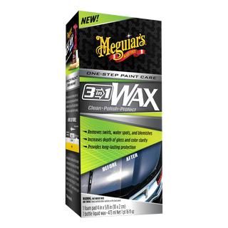 Meguiar's G191016 One-Step 3-in-1 Wax, 16 .oz