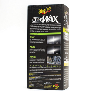 Meguiar's G191016 One-Step 3-in-1 Wax, 16 .oz