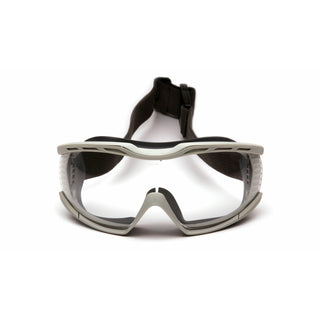 Pyramex G604T2 Capstone -  Chem Splash-Clear Goggle With Anti-Fog-2 Straps