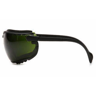 Pyramex GB1850SFT V2G - 5.0 IR Filter H2X Anti-Fog Lens with Black Strap/Temples