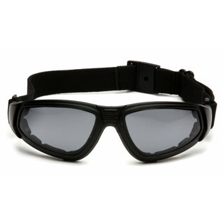 Pyramex GB4020ST XSG - Gray H2X Anti-Fog Lens with Black Strap/Temples