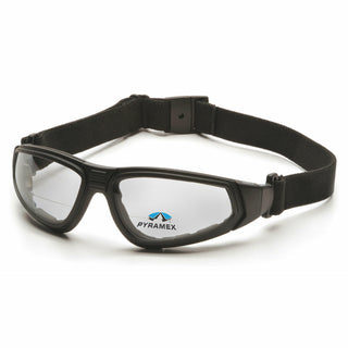 Pyramex GB4010STR20 XSG Reader - Clear +2.0 H2X Anti-Fog Reader Lens with Black Strap/Temples