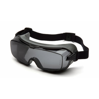Pyramex GG9920TM Cappture Pro Goggle - Gray H2MAX Anti-Fog Lens with Rubber Gasket