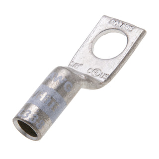 NSI GL338 300 MCM 3/8” 1-Hole Copper Short Lug – White