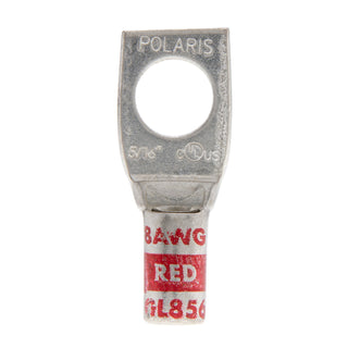 NSI GL856 8 AWG 5/16” 1-Hole Copper Short Lug – Red