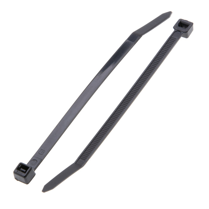 NSI GRP-450B 4”, Black General Purpose 50lb Cable Ties, 100 Pack