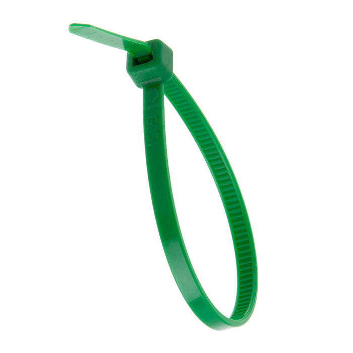 NSI GRP-540GR 5” Green General Purpose 40lb Cable Ties, 100 Pack