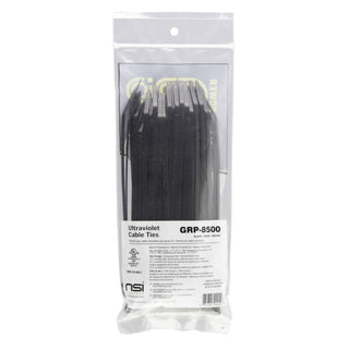 NSI GRP-8500 PowerGRP GRP-8500 Cable Ties, 8”, 50lb, 100PK