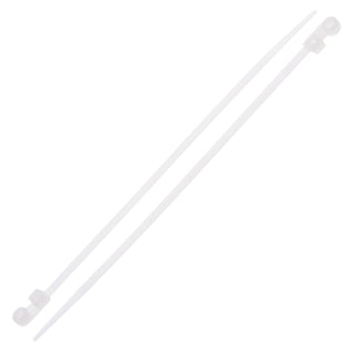 NSI GRP-M750N 7.5”, Natural Screw Mount 50lb Cable Ties, 100 Pack