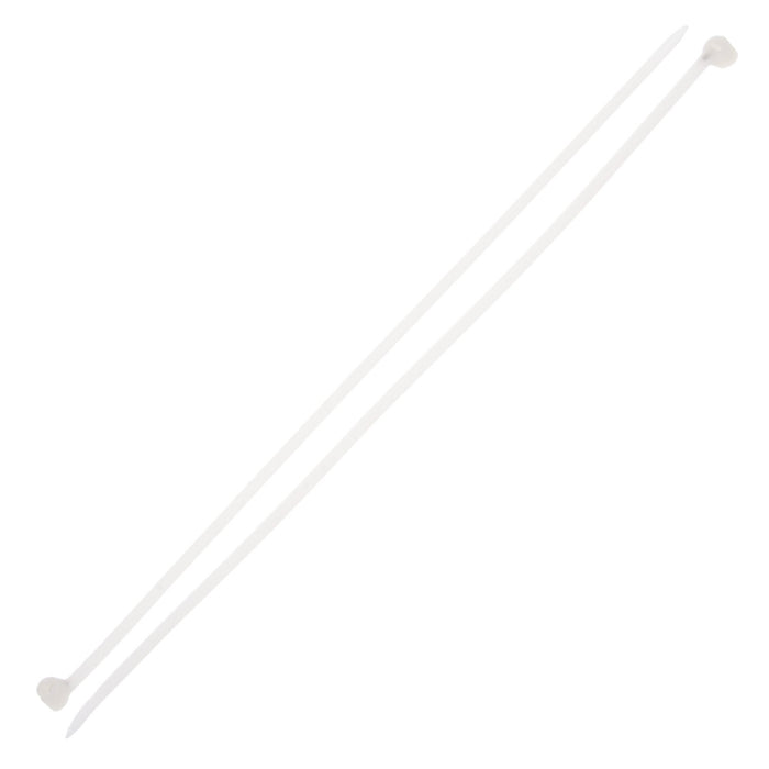 NSI GRP-SB14120N 14”, Natural Steel Barb 120lb Cable Tie, 50 Pack