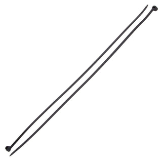 NSI GRP-SB18120B 18”, Black Steel Barb 120lb Cable Tie, 50 Pack