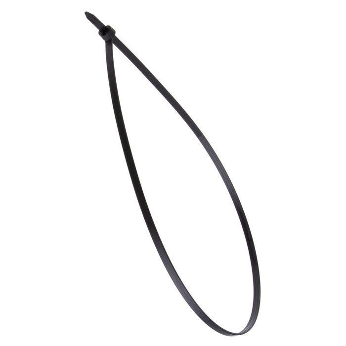 NSI GRP-SB30120B 30”, Black Steel Barb 120lb Cable Tie, 50 Pack