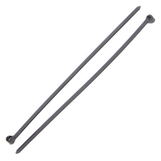 NSI GRP-SB540B 5”, Black Steel Barb 40lb Cable Tie, 100 Pack