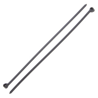 NSI GRP-SB750B 7.5”, Black Steel Barb 50lb Cable Tie, 100 Pack