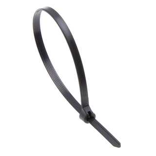 NSI GRP-SB750B 7.5”, Black Steel Barb 50lb Cable Tie, 100 Pack