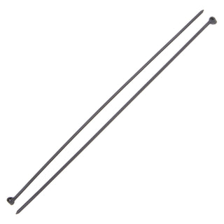 NSI GRP-SB818B 8”, Black Steel Barb 18lb Cable Tie, 100 Pack