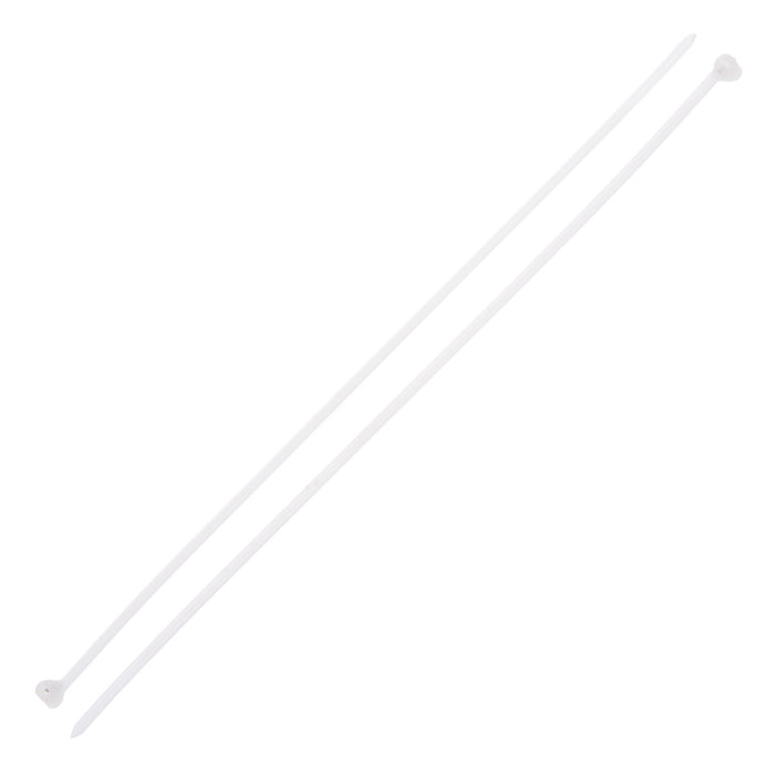 NSI GRP-SB818N 8”, Natural Steel Barb 18lb Cable Tie, 100 Pack