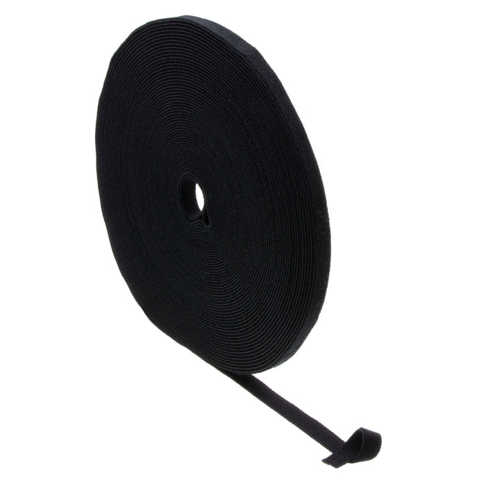 NSI GRP-VR755B 75 Foot by 0.5 Inch Black Roll of Hook-and-Loop Mounting