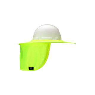 Pyramex HPSHADEC30 Collapsible Hard Hat Shade - Hi Vis Lime