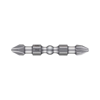 Vessel Tools IBDEPH250P2 IMPACT BALL Double-Ended Torsion Bit (PH2 x 50 mm, 2 pcs.)