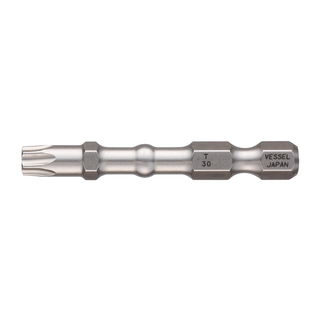 Vessel Tools IBTX3050P2 IMPACT BALL Torsion Bit (T30 x 50 mm, 2 pcs.)