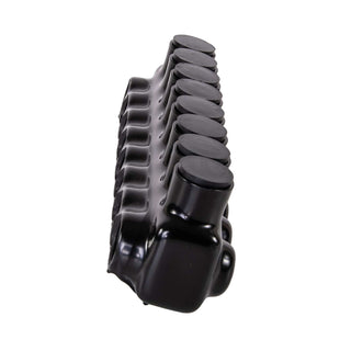 Polaris IPL1/0-8 8-Port Black Multi-Tap Pre-Insulated Connector, 1/0-14 Gauge