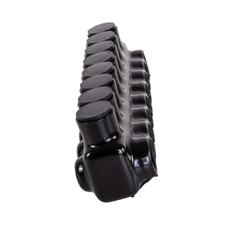 Polaris IPL1/0-8 8-Port Black Multi-Tap Pre-Insulated Connector, 1/0-14 Gauge