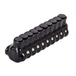 Polaris IPL4-10 10-Port Black Multi-Tap Pre-Insulated Connector, 4-14 Gauge