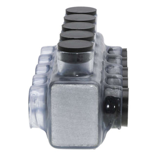 Polaris IPLD600-5C 5-Port Clear Multi-Tap Pre-Insulated Connector, 600 MCM – 6 AWG