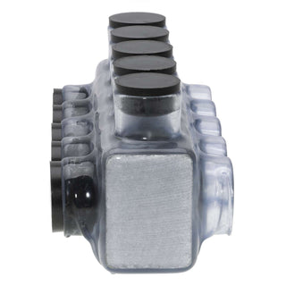 Polaris IPLD600-5C 5-Port Clear Multi-Tap Pre-Insulated Connector, 600 MCM – 6 AWG