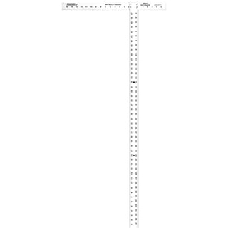 Johnson JTS48HD 48" Heavy Duty Professional Aluminum Drywall T-Square