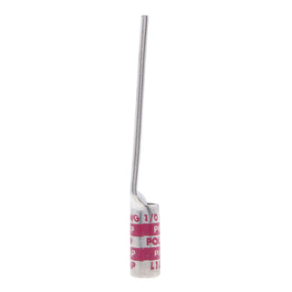 NSI L10NP Copper Long Lug with Peep Hole – Pink 2-Hole 1/0 AWG 1/2 Inch