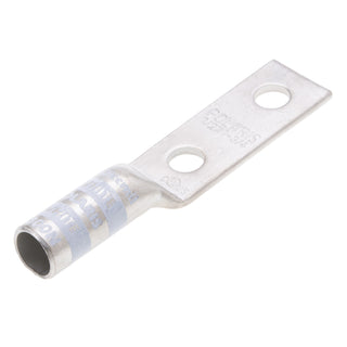 NSI L300N 300 MCM 1/2” 2-Hole Copper Long Lug – White