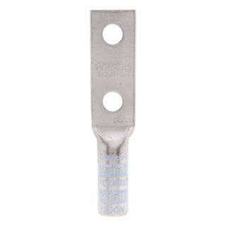 NSI L300N 300 MCM 1/2” 2-Hole Copper Long Lug – White