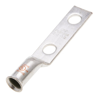 NSI L30NB 3/0 AWG 1/2” 2-Hole Copper Long Lug – Orange