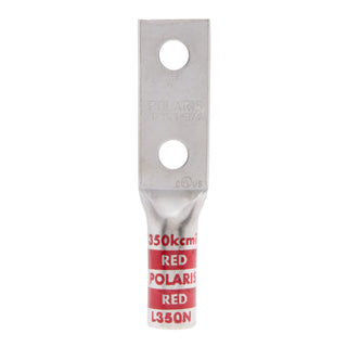 NSI L350N 350 MCM 1/2” 2-Hole Copper Long Lug – Red