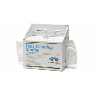 Pyramex LCS10  Lens cleaning station with 8 oz. cleaning solution 600 tissues