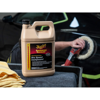 Meguiar's M10001 Mirror Glaze Pro Speed Compound, 1 Gallon, Liquid