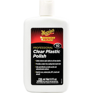 Meguiar's M1008 Mirror Glaze Clear Plastic Polish, 8 .oz