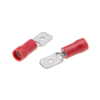 NSI M22-250-3V-S Wire Terminal Male Disconnect Vinyl Insulated 22-18 Awg .250 X .032 Clamshell (30 Ea)