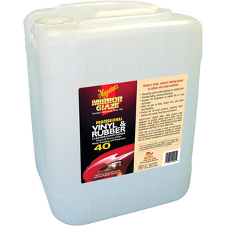 Meguiar's M4005 M40 Mirror Glaze Vinyl & Rubber Cleaner & Conditioner, 5 Gallon