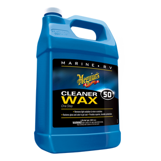 Meguiar's M5001 Marine/RV One Step Cleaner Wax, 1 Gallon, Liquid