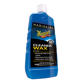 Meguiar's M5016 Marine/RV One Step Cleaner Wax, 16 .oz, Liquid