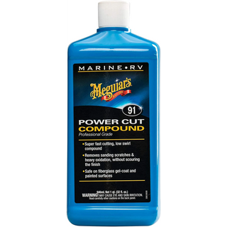 Meguiar's M9132 Marine/RV Professional Grade Power Cut Compound, 32 oz., Liquid