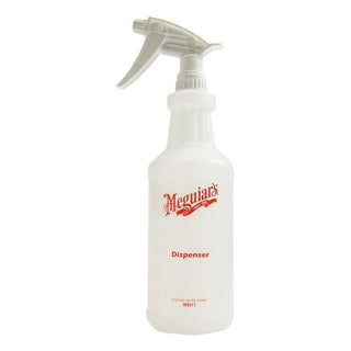 Meguiar's M9911 Dispenser Bottle with Sprayer, 32 oz., empty